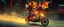 Placeholder: cyberpunk imagery synchronized mechanical gremlin rat bat drumming trike flickering stable core