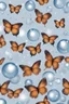 Placeholder: butterflies and bubbles in winter