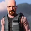 Placeholder: Walter White cyborg, 8k, tactical vest, ar15