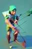 Placeholder: low poly archer