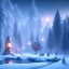 Placeholder: winter landscape, bells, ice, dreamy, science fiction