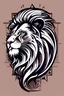 Placeholder: Fashion a geometric lion emblem for a music band, combining the lion's strength with the spirit of rock and roll. with light color background for t-shirt design