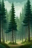 Placeholder: fir forest