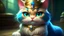 Placeholder: Yuumi's Cat from League of legends with a crown on the head