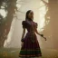 Placeholder: Full body, 3d render,kente scene, Jenna Ortega, Wednesday addams 1800's women style, 1800's hair style, 1800's women clothes style, hyper realistic, octane render, unreal engine 5, 8k, palace background, uhd