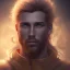 Placeholder: Male, Human, Blond, Sorcerer, Fire Mage, Golden Eyes, Young, Photorealism