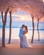 Placeholder: Photography art romantic sweet couple ,So beauty sunset sea background