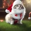 Placeholder: pltn style, cute young cats dressed in a santa costume, kawaii, reaching forward, 16k resolution concept art portrait by Greg Rutkowski, Artgerm, WLOP, Alphonse Mucha dynamic lighting hyperdetailed intricately detailed art trending on Artstation triadic colors Unreal Engine 5, digital Art, perfect composition, beautiful detailed intricate insanely detailed octane render trending on artstation, 16 k artistic photography, photorealistic concept art, soft natural volumetric c