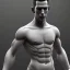 Placeholder: A man in briefs, volumetric lighting, intricate details, realistic style,