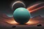 Placeholder: Planet Uranus with vulcano looking like human anus