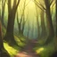 Placeholder: Photoreal close-up Winnie the Pooh walking in the forest at dawn