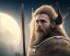 Placeholder: a sad and lonely viking looking up at the stars at night, hyper realistic, 8k, insane detail, atmospheric background, crying eyes, big fur coat, long braided hair, sharp focus, soft background, dynamic lighting, viking helmet, night time