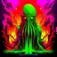 Placeholder: Exponential Cthulhu paradigm shift, surreal, by Victor Valla, acid wash mind-bending illustration; asymmetric, warm neon colors, shine burn, atmosphere guided by N(t)=N0​⋅e−kt