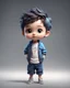 Placeholder: 4d photographic image of full body image of a cute little chibi boy realistic, vivid colors octane render trending on artstation, artistic photography, photorealistic concept art, soft natural volumetric cinematic perfect light, UHD no background