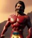 Placeholder: Mexican Man, pose wrestling, retro 80s style, hot ambient, photo studio, red, gold, vibrant color, highly detailed, art stations, concept art, smooth, unreal engine 5, god rays, ray tracing, RTX, lumen lighting, ultra detail, volumetric lighting, 3d, finely drawn, high definition, high resolution.