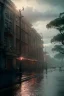 Placeholder: photo of a ultra realistic rain streak of lighting, dramatic light, pale sunrise, cinematic lighting, battered, low angle, trending on artstation, 4k, hyper realistic, focused, extreme details, unreal engine 5, cinematic, masterpiece, art by studio ghibli, intricate artwork by john william turner