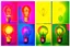 Placeholder: light bulp warhol style