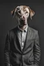 Placeholder: A human with a dog's head