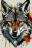 Placeholder: Discover the Perfect animal wolf Front Cover Design painting art logo