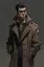Placeholder: creepy guy in trench coat