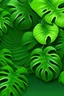 Placeholder: realistic Abstract green Tropical Monstera Leaves background