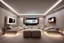 Placeholder: home cinema room with LED lighting in the walls make sure the room is completely symmetrical