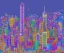 Placeholder: pixel art Hong Kong skyline