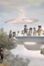 Placeholder: school kids see ufo 1966 in color, concept art, by Asaf Hanuka, by Weta Digital, Electric Colors, Screen Space Global Illumination, in a symbolic and meaningful style