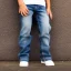 Placeholder: Teen boy in Jeans pants