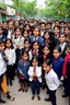 Placeholder: Opening shot: A noisy public place with a small and tense crowd gathered around Dr. Shumukh, a 10-year-old girl, a fierce and confident business leader. Dr. Shumukh is a commanding voice; Ladies and gentlemen, comrades and loyalists, thank you for being here today. We stand on the brink of change, about to regain what is right for us, (he lifts his fist) [cut shots from the crowd, capture their concentrated expressions and intense energy see the design etched on your faces.