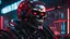 Placeholder: cybernetic clarity, kodak portra 400, concept art, cyberpunk, Olympus OM-D E-M10 Mark IV, Sony A7R Mark IV, red skull, dark color palette, dark, grim, smooth, sharp focus, Unreal Engine 5, highly detailed, highest quality, digital painting, complex 3d render, unreal engine render, insane detail, intricate photograph quality, magnificent, majestic, highly intricate, Realistic photography,
