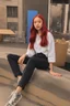 Placeholder: Olivia rodrigo with red hair