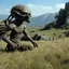Placeholder: [high res photo by Ray Harryhausen] thought to myself What could that mean? Am I going crazy Or is this just a dream? Now wait a minute I know I'm lying in a field of grass somewhere So it's all in my head And then I heard her say one more time