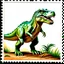 Placeholder: A dinosaur is a stamp collector