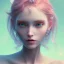 Placeholder: fairy, pink, green, beautiful, hyperrealism, masterpiece, expert, cinematic lighting, sharp focus, 8K, pastel, macro lens, woman, detailed, flower