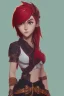 Placeholder: Teenaged Female Red haired kitsune paladin/bard