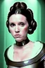 Placeholder: Get ready to be captivated by this remarkable photograph, portraying the legendary Princess Leia in all her glory! Hyper-realistic and full of life, Princess Leia, with a timeless grace, graces the scene at her vibrant age, adorned in an exquisite scifi Star Wars ensemble. The backdrop sets the stage with a dynamic and playful ambiance, enveloped in nature's beauty, as diffused lighting dances around, creating an enchanting interplay of shadows. As an intrepid explorer-hacker, Princess Leia's ad