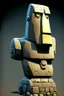 Placeholder: moai easter island golem robot