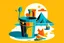 Placeholder: cool fun beach brand beach wear random design seaside bucket and spade sunshine abstract objects machines like havana brand full page like basqiat