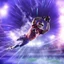 Placeholder: smooth infinity symbol ∞ on shirt, American football player diving with an American football in both hands to score, striking, vibrant, chiaroscuro, dramatic, captivating, powerful, fantasy, beautiful, octane render, 16k post-production, artstation: award-winning: atmospheric: commanding: fantastical: clarity: ultra quality: striking: brilliance: stunning colors: amazing depth; lens: f/11, 35mm