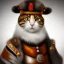 Placeholder: Portrait of a cat Rembrandt style