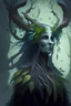 Placeholder: faceless widow nature druid driada