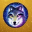 Placeholder: A magical sparkle wolf