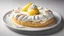 Placeholder: Lemon meringue pie, upside down, realistic photo, 8K