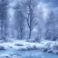 Placeholder: winter landscape, ice field, dream, depth of field, realistic details