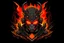 Placeholder: logo diable cyberpunk firestarter hardrock