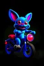 Placeholder: stitch riding a bike