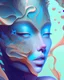 Placeholder: "an underwater Face” James Jean, Peter Mohrbacher, Rutkowski, fluid acrylic, elegant gradients, liquid detailing hypertextured, intricate, octane render, depth, Kaluta, detailed eyes, incredibly detailed, hyperrealistic, pastel colors, Artgerm, WLOP, Rutkowski, fractal sunshine melting into dress fabric, heavenly, clouds, massive divinity