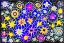 Placeholder: Mosaic flowers in outer space