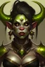 Placeholder: beautiful monsterous orc woman